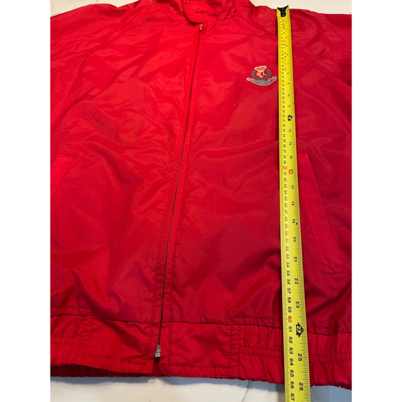Vintage Chaps Ralph Lauren Zip Windbreaker Crest Jacket Large Old Money Preppy - Picture 12 of 13